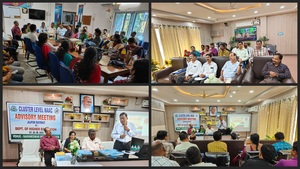 Cluster Level NAAC advisory meeting by   KALIPRASANNA MAHAPATRA,  Director of Higher Education and NAAC committee members from Utkal University on 20.08.2025