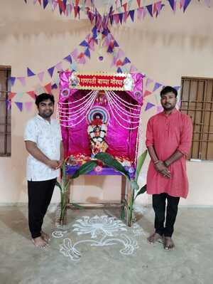 Celebration of Ganesh Puja